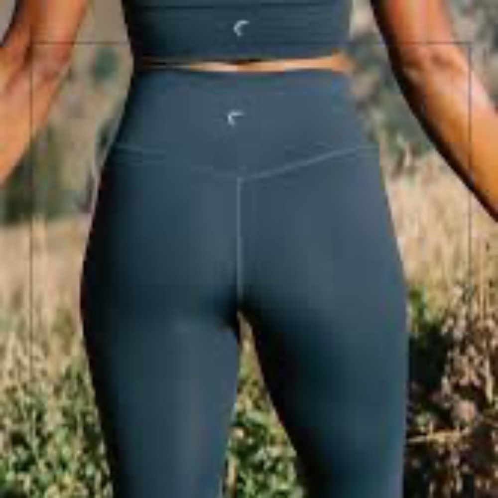 ZYIA Dark Teal Confluence Leggings Size 4